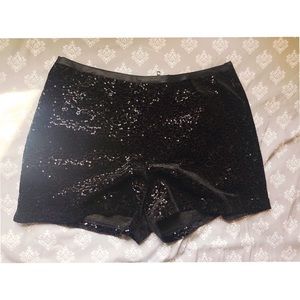 Small sequin shorts